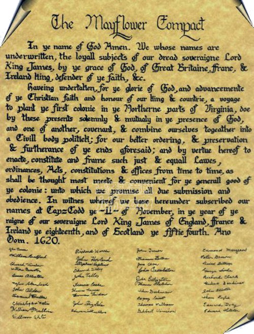 五月花协定（Mayflower Compact）